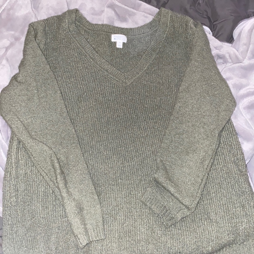 Green sweater